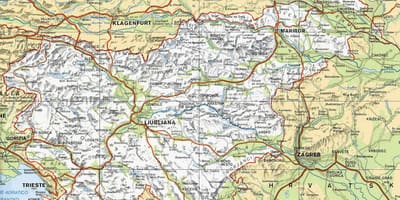 Карта Терме Словения